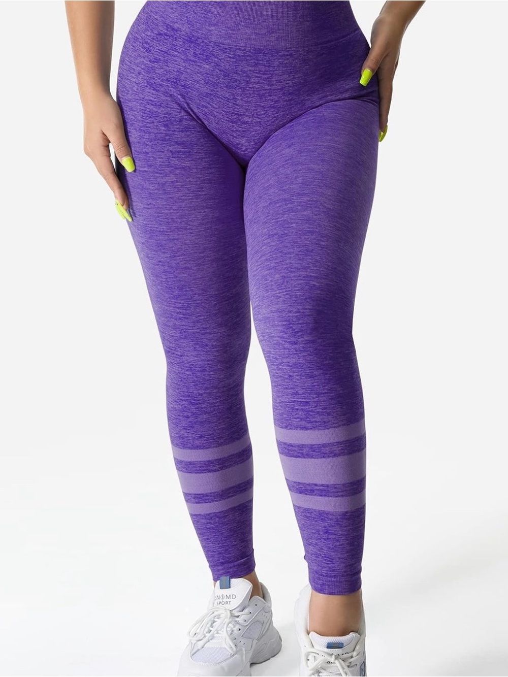 Amazon Purple High-Waist Seamless Butt-Lift Leggings. NWOT.